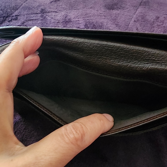 Gucci GG Monogram Womens Brown Canvas Long Bi-fold Wallet - Picture 13 of 16